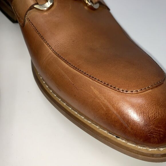 La Milano CalifornPatina Collection Loafers Tan /brown Horse Bit Hardware Men’s main image 4